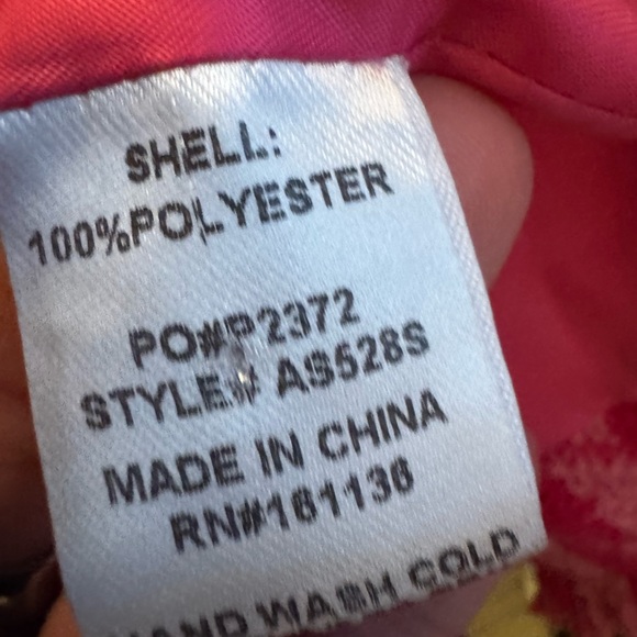 Bright Pink Floral Polyester Top - Picture 5 of 5